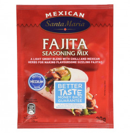 Mexican Santa Maria Fajita Seasoning Mix - Medium  Pack  30 grams
